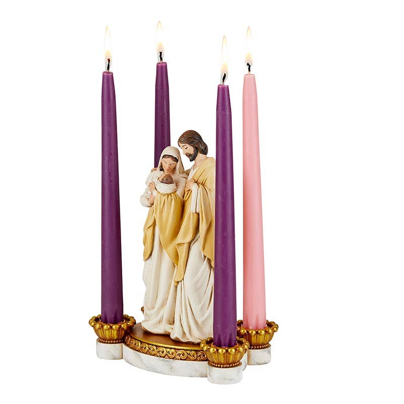 Holy Family Advent Candle Holder