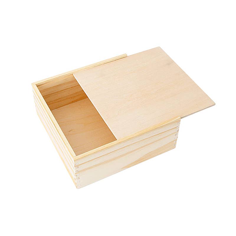 Unfinished Wood Gift Box