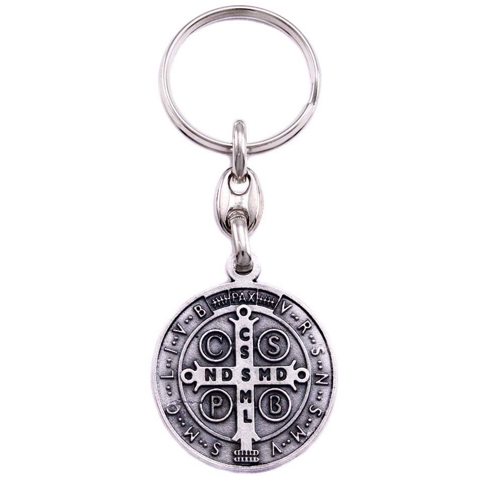 Keyring Saint Benedict Medal