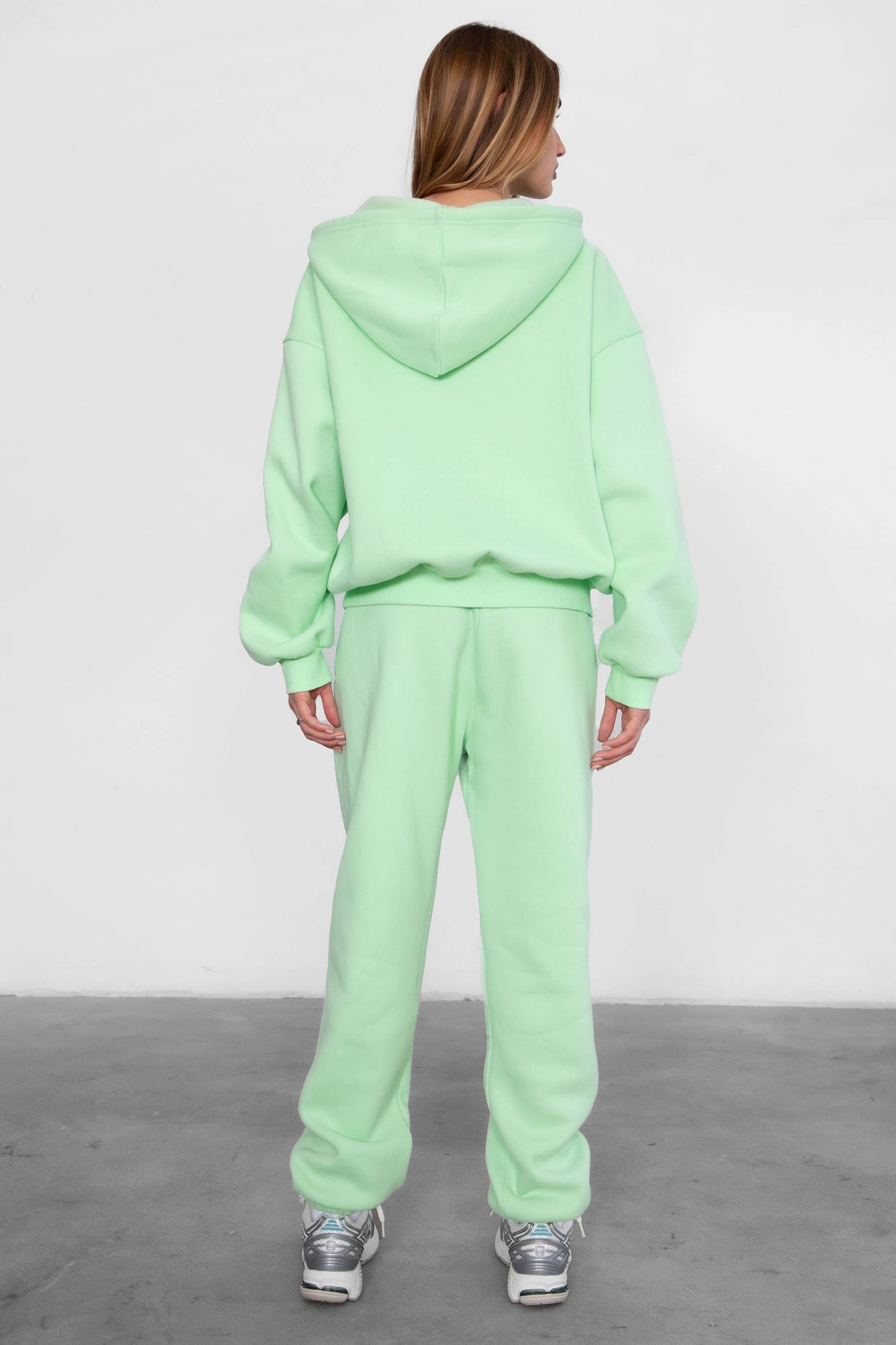 DOVE  Plush Fleece Lounge High Waist Sweatpants With Pockets