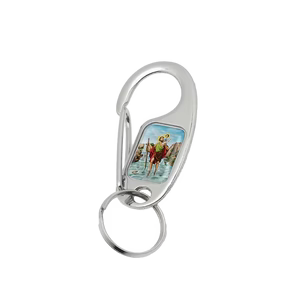 St. Christopher Karabiner Keychain
