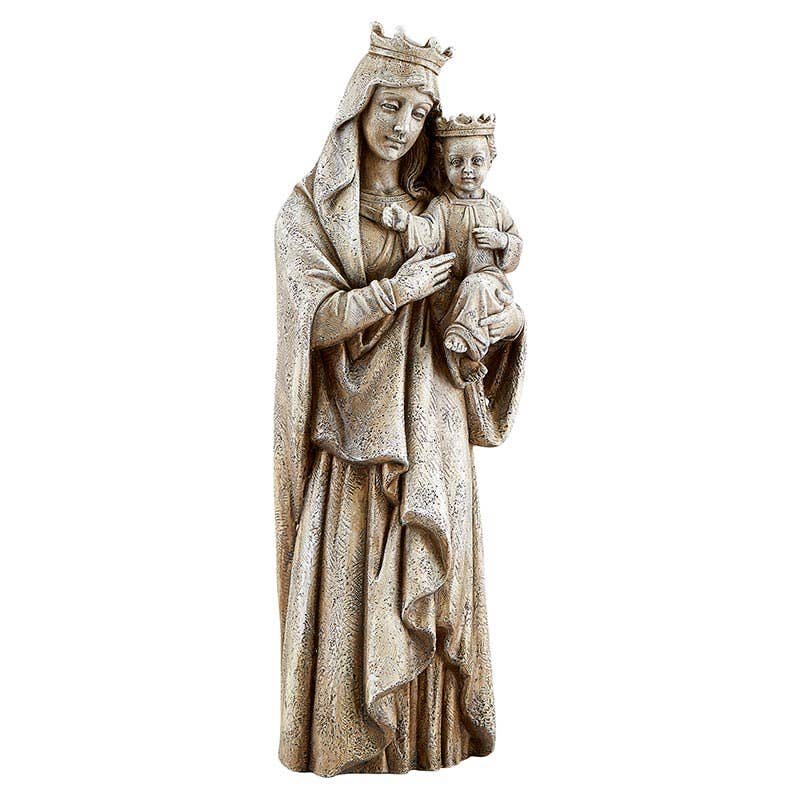 Madona and Child Statue 12"