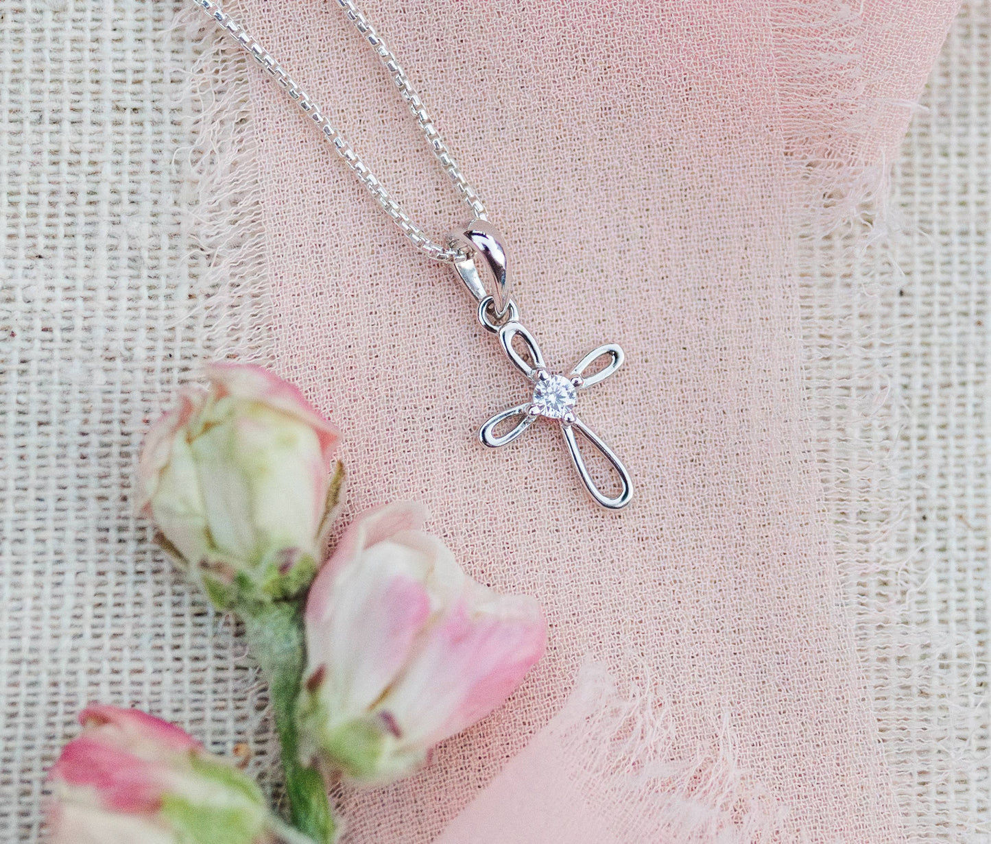Sterling Silver Cross Necklace