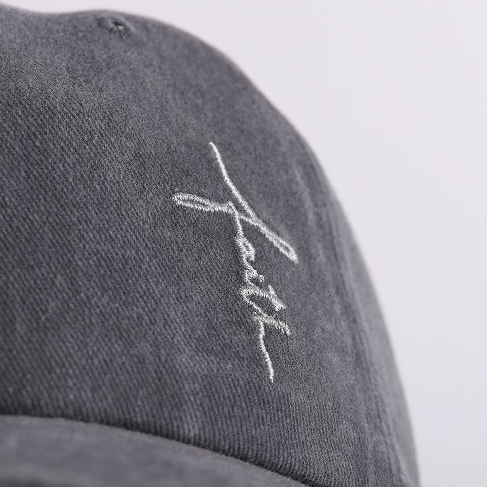 Hat - "Faith" Grey