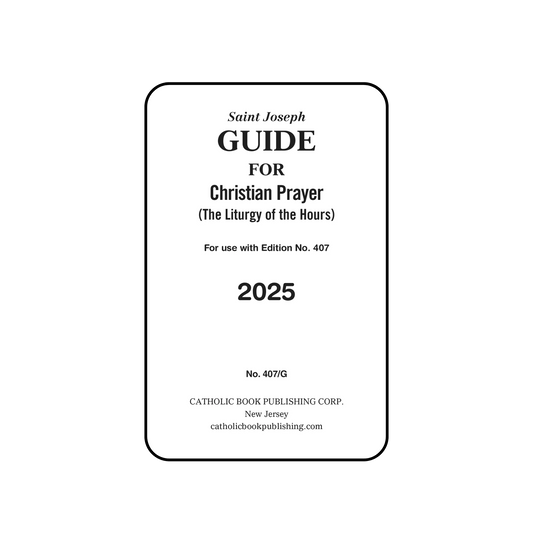 Christian Prayer Guide For 2025 (Large Type)