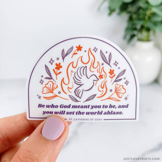 Set the World Ablaze Vinyl Sticker
