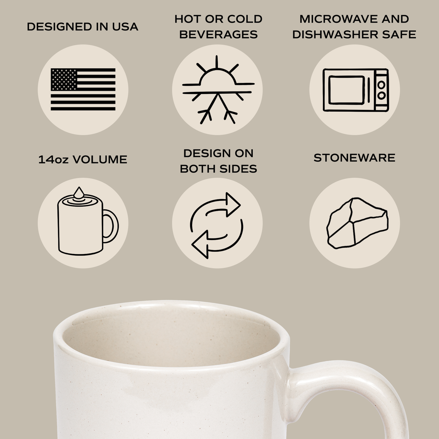 Be Still and Know Stoneware Mug