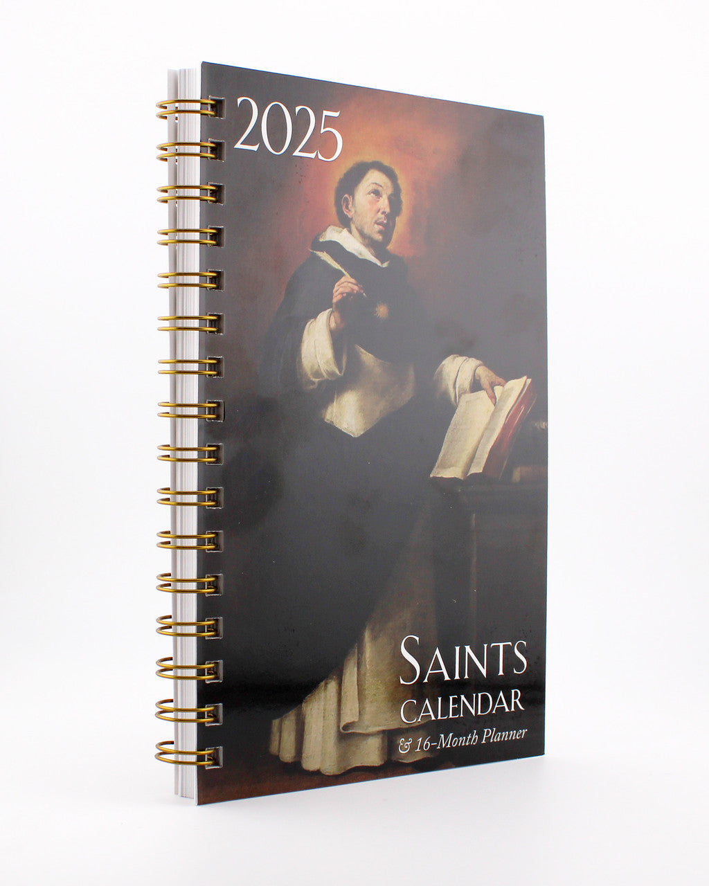 2025 Saints Calendar and 16 Month Planner