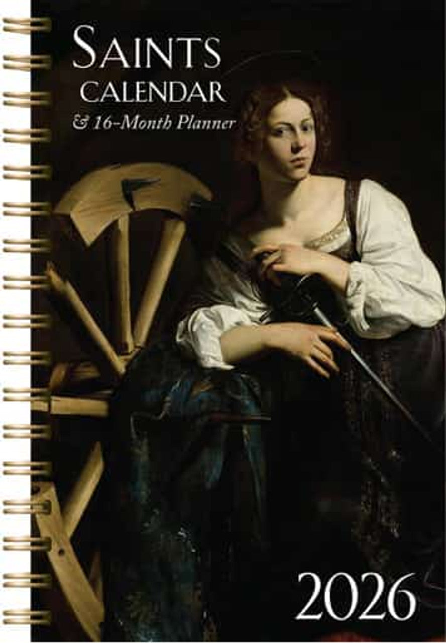 2026 Saints Calendar and 16 Month Planner