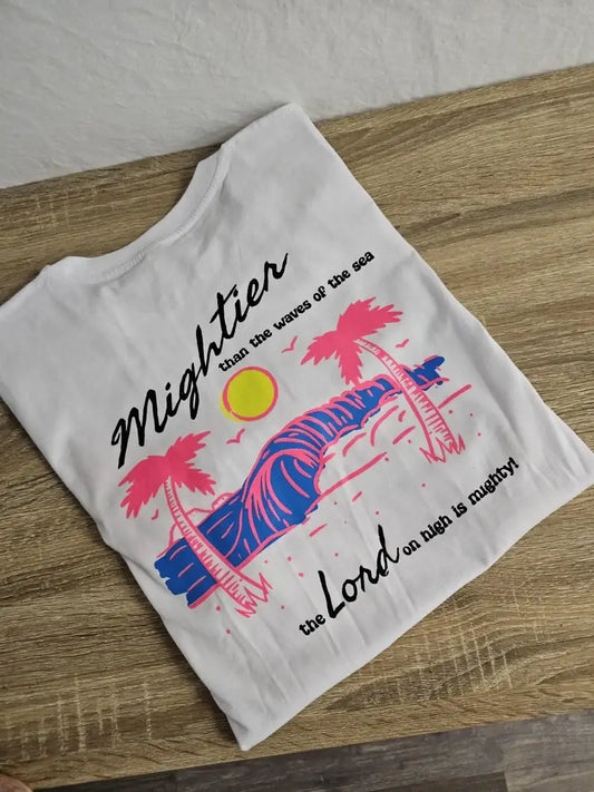 Mightier Tee || Christian T-Shirt || Faith Tee