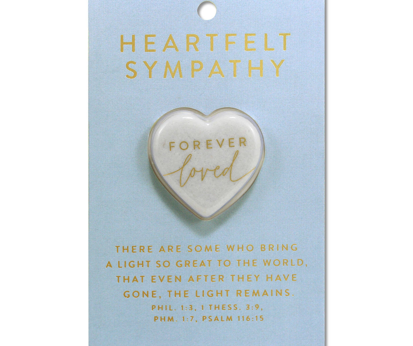 LCP Heart Stone Card Heartfelt Sympathy