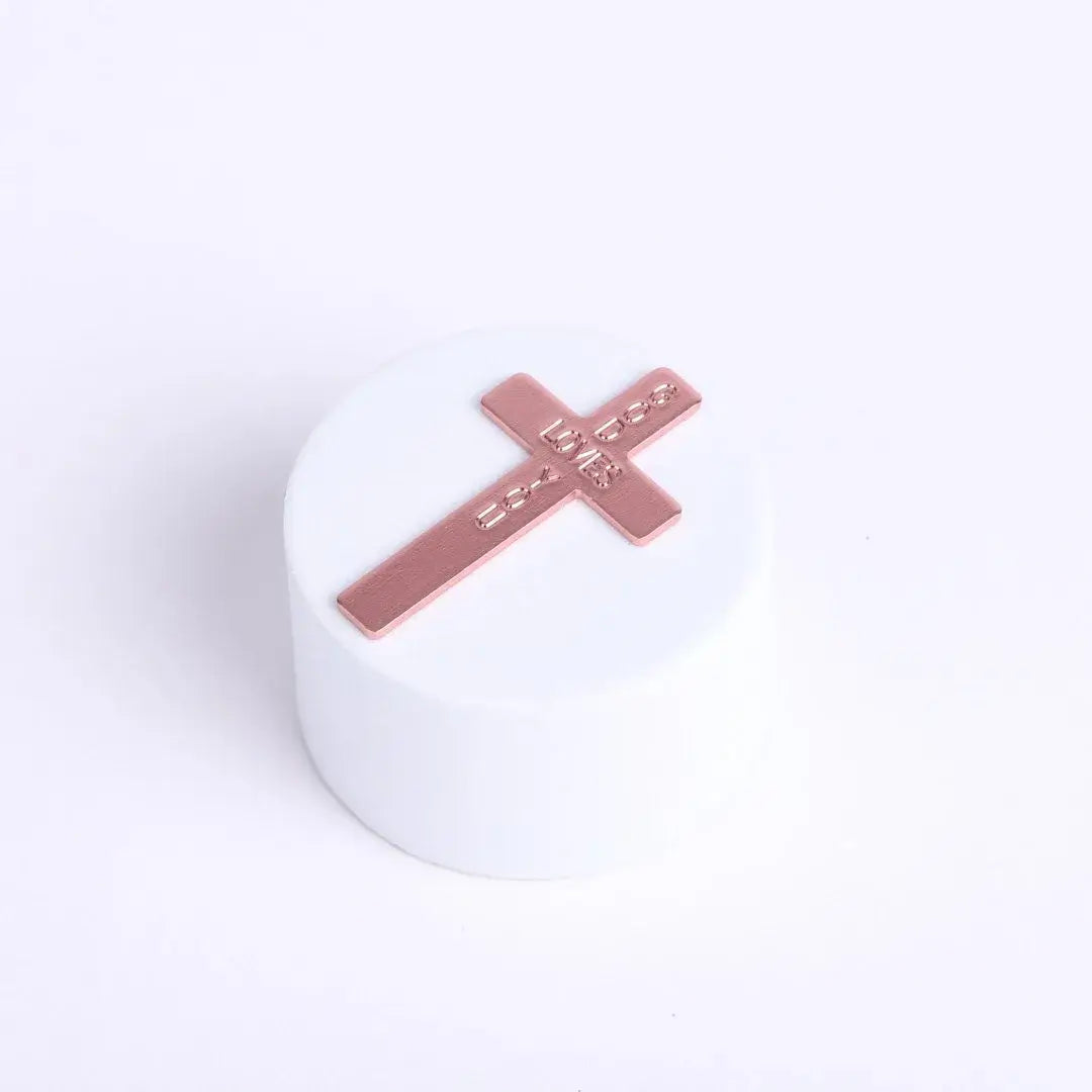 Pocket Cross God Loves You Pink