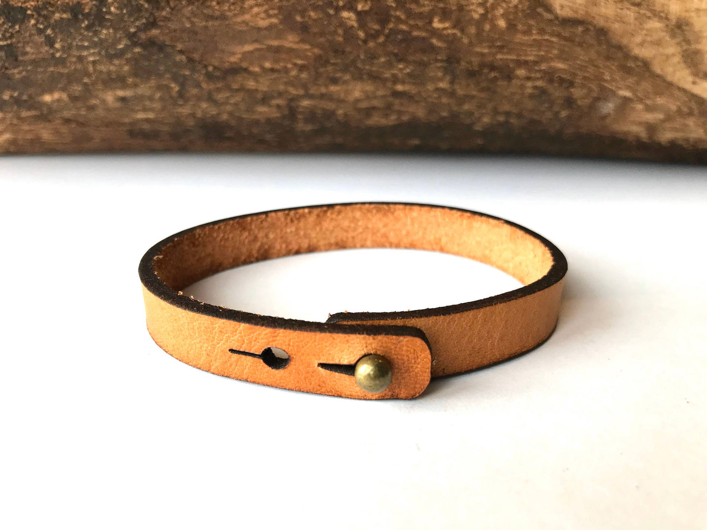 Cross Thin Leather Bracelet