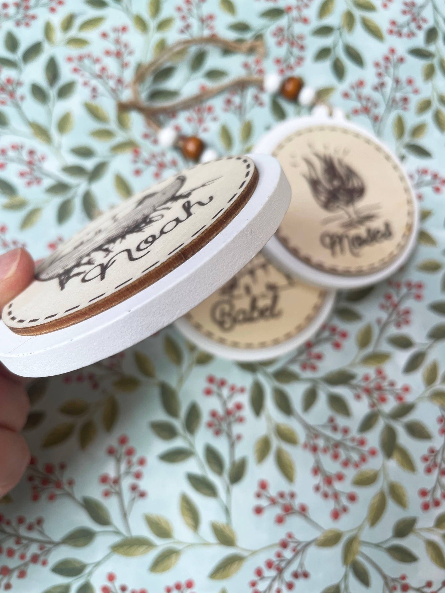 Jesse Tree Handmade Christmas Ornaments