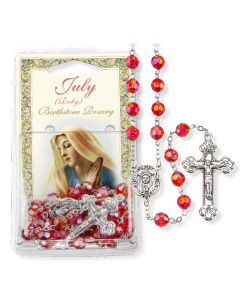 Birthstone Rosary - July