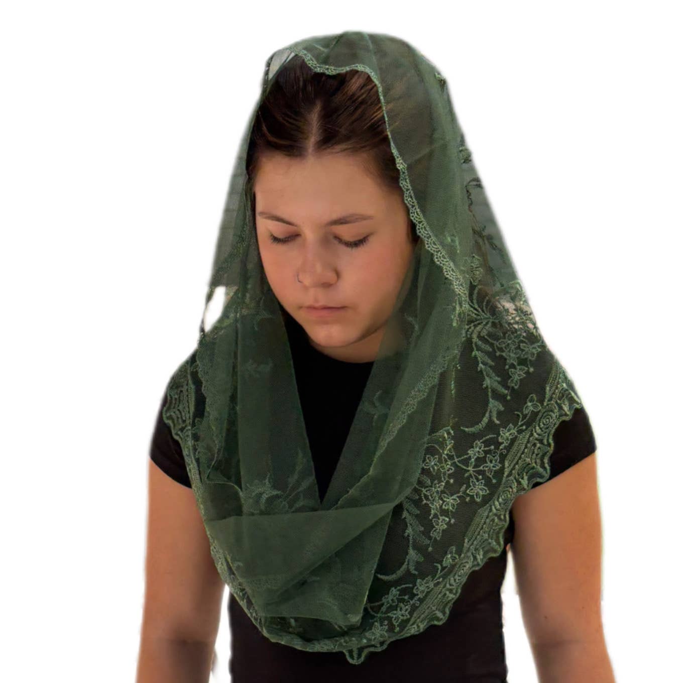 St. Veronica Infinity Veil - GREEN