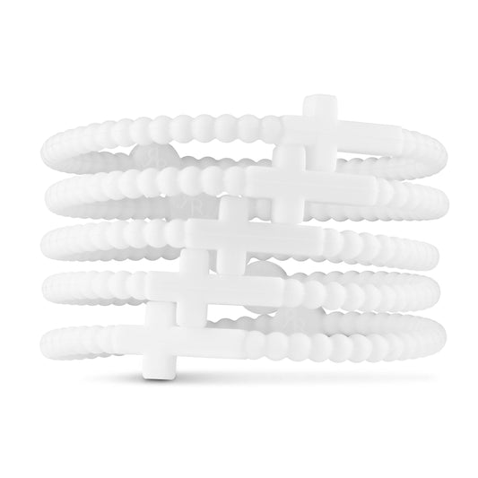 Jesus Silicone Cross Bracelets