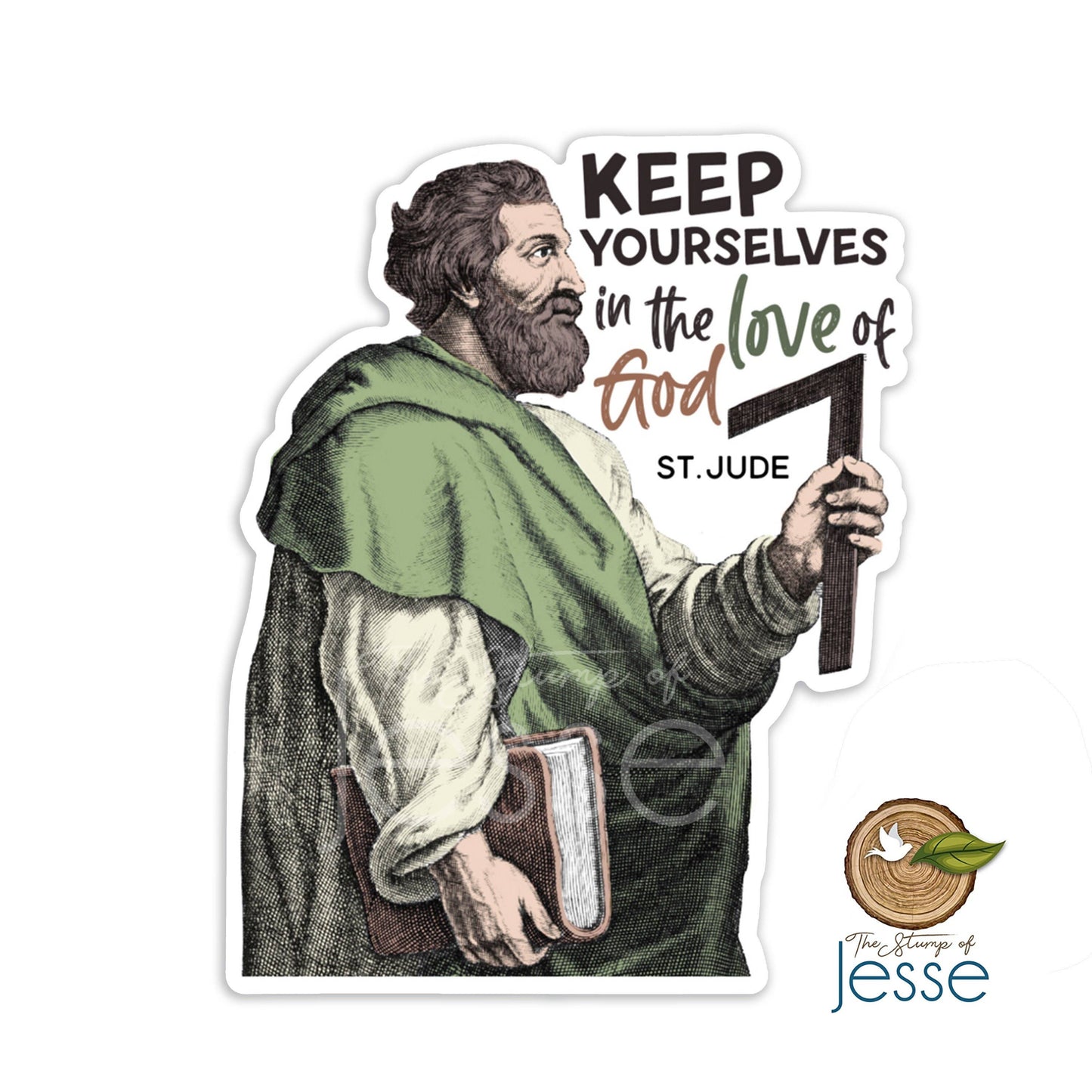 St. Jude Apostle Catholic Sticker