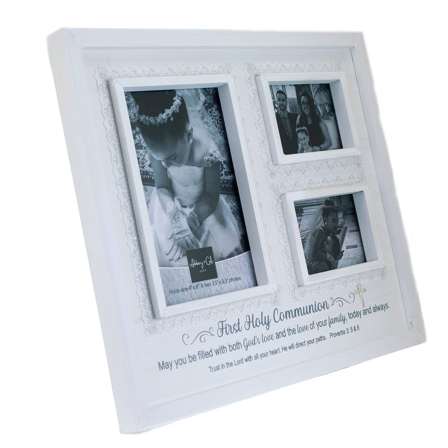 First Holy Communion Lace Collage Frame