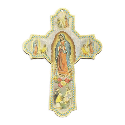 Our Lady of Guadalupe Wooden Wall Cross