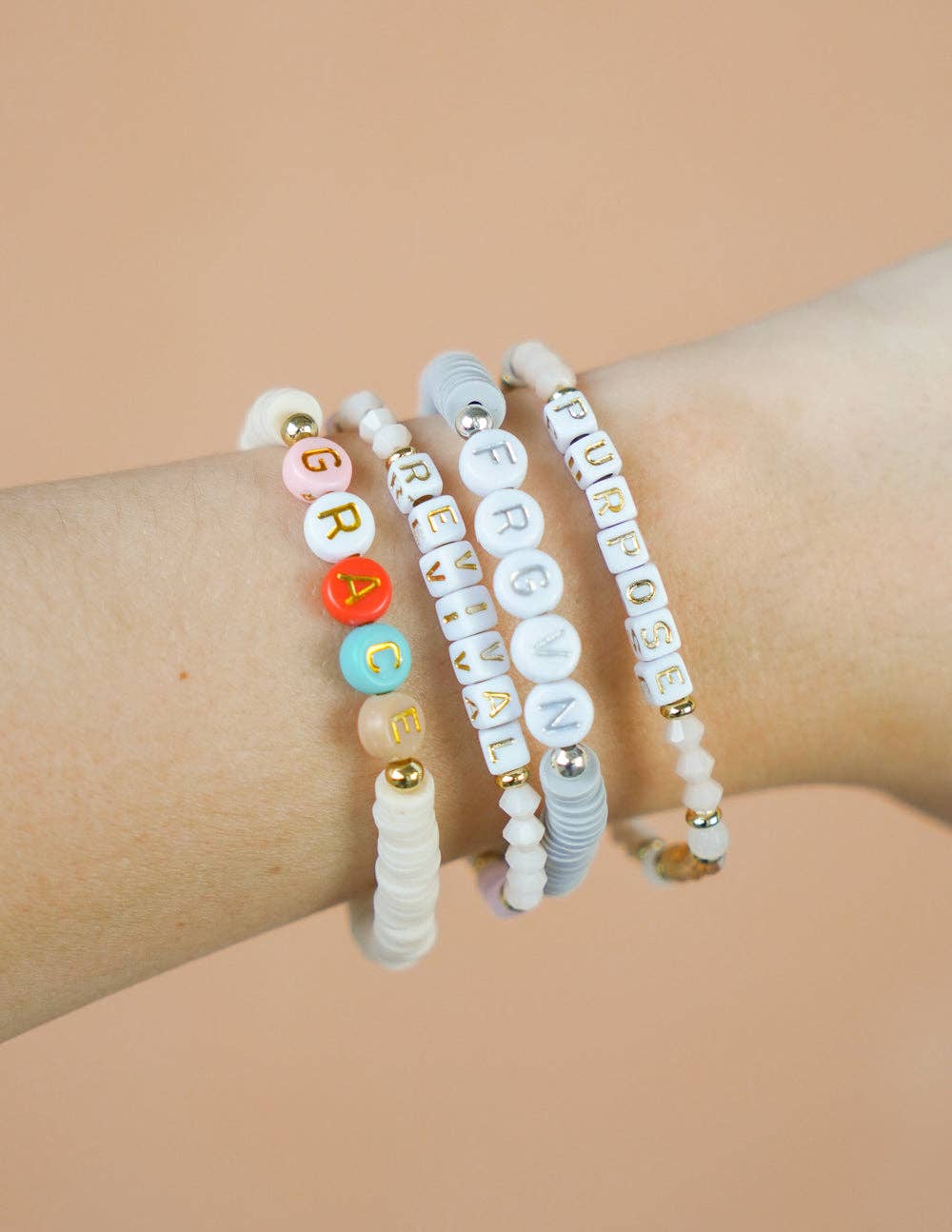 FRGVN Letter Bracelet