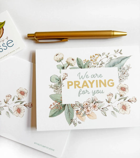 We are Praying for You Greeting Card I Catholic Gift