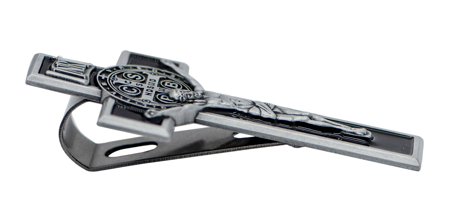 Black St. Benedict Visor Clip