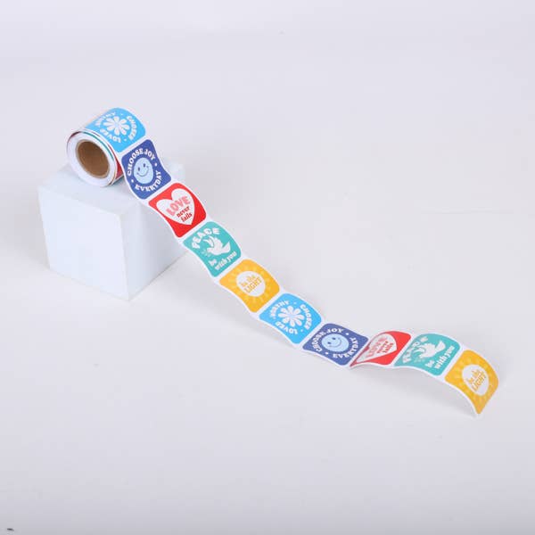Sticker Christian Sayings Roll 100 Ct
