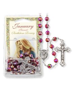 Birthstone Rosary - January