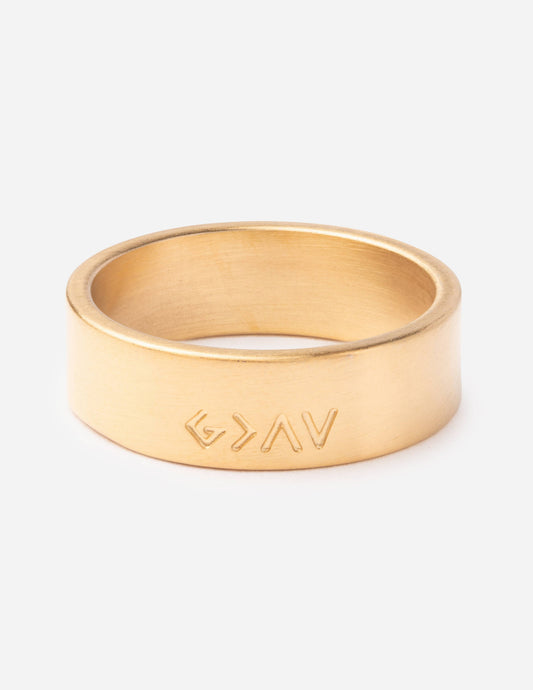 Highs and Lows Ring Matte Gold Ring