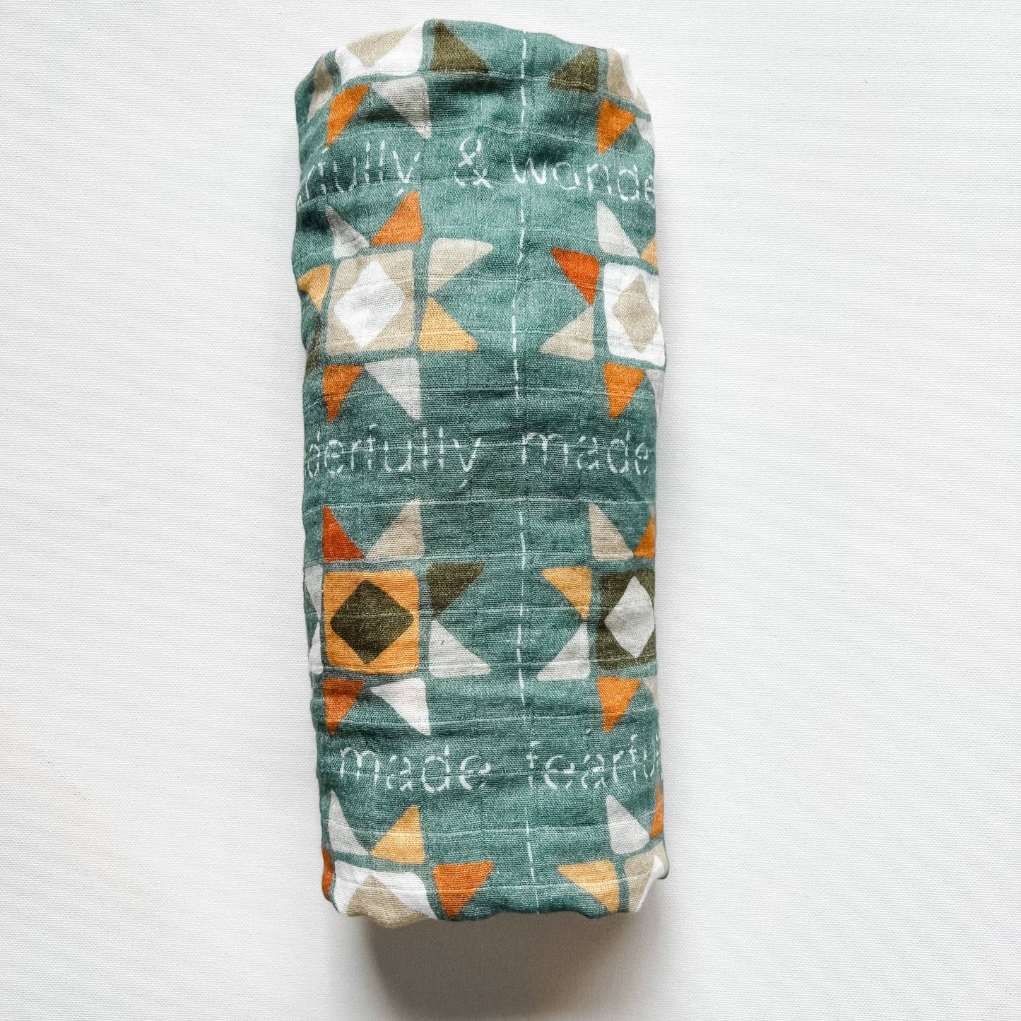 Catholic Baby Swaddle Muslin Blanket - Fearfully and Wonderfully Made