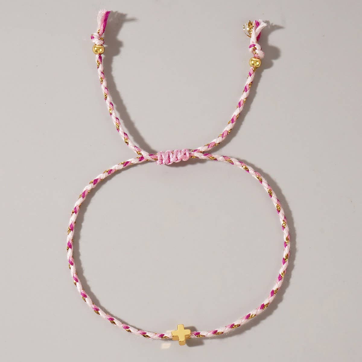 Cotton Cross Bracelet