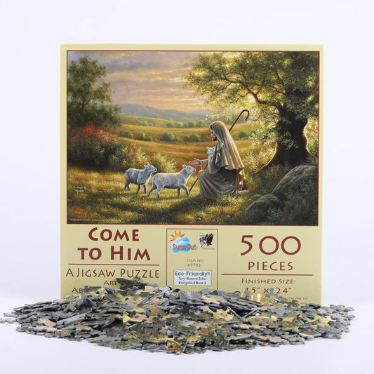 Puzzle Come To Him 550 Pc 15X24