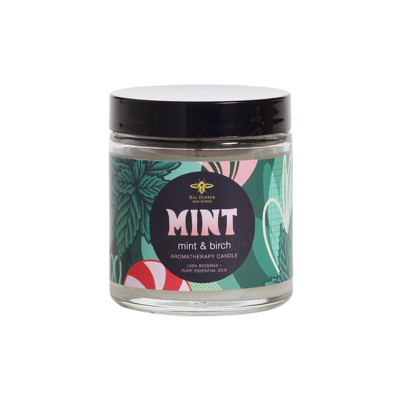 Apothecary Glass Candles – Beeswax Aromatherapy – Holiday