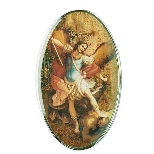 2"H ST MICHAEL VISOR CLIP