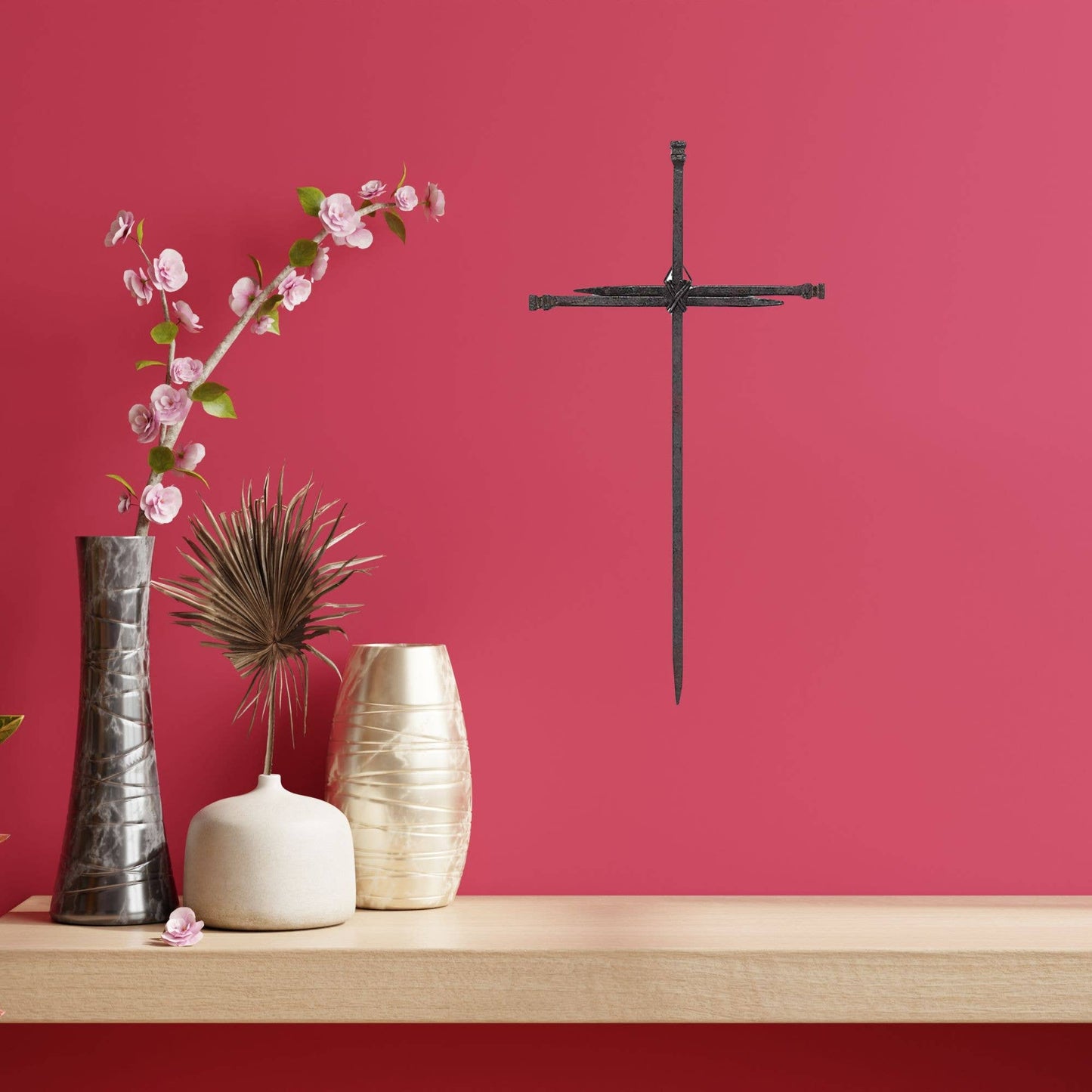 Wall 3 Nail Cross