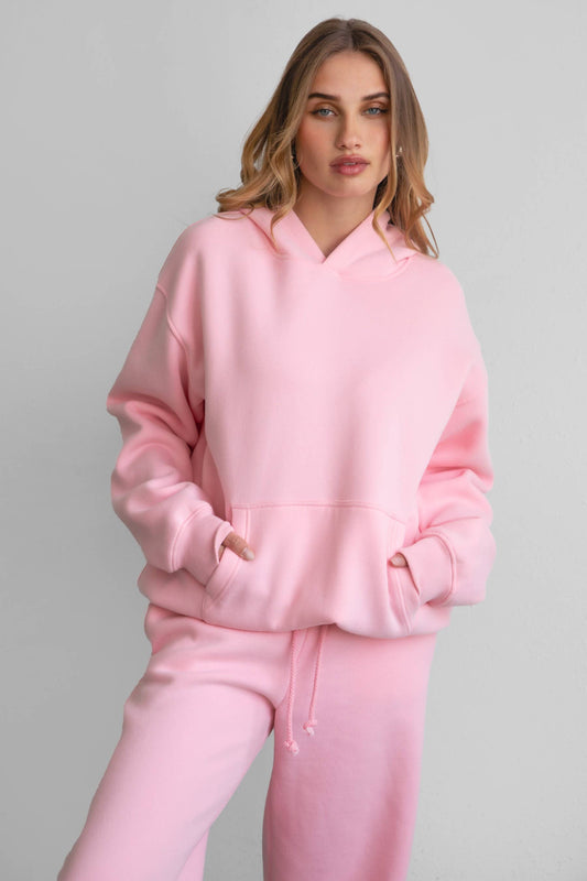 Jesus I Trust in You Oversized Blush Hoodie