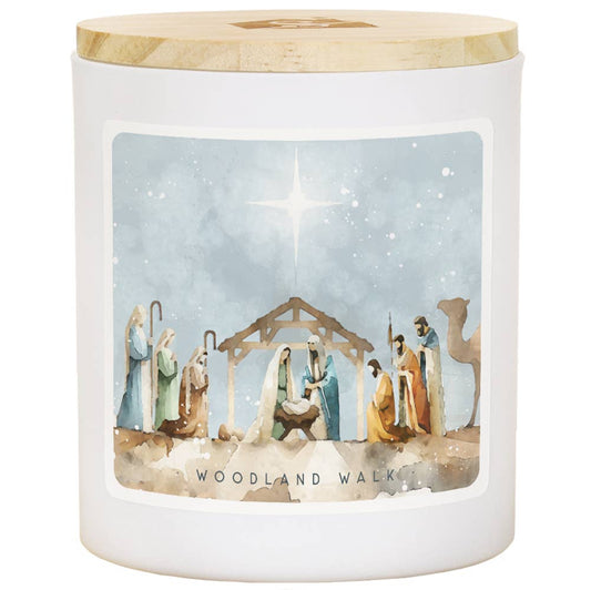 Watercolor Nativity Soy