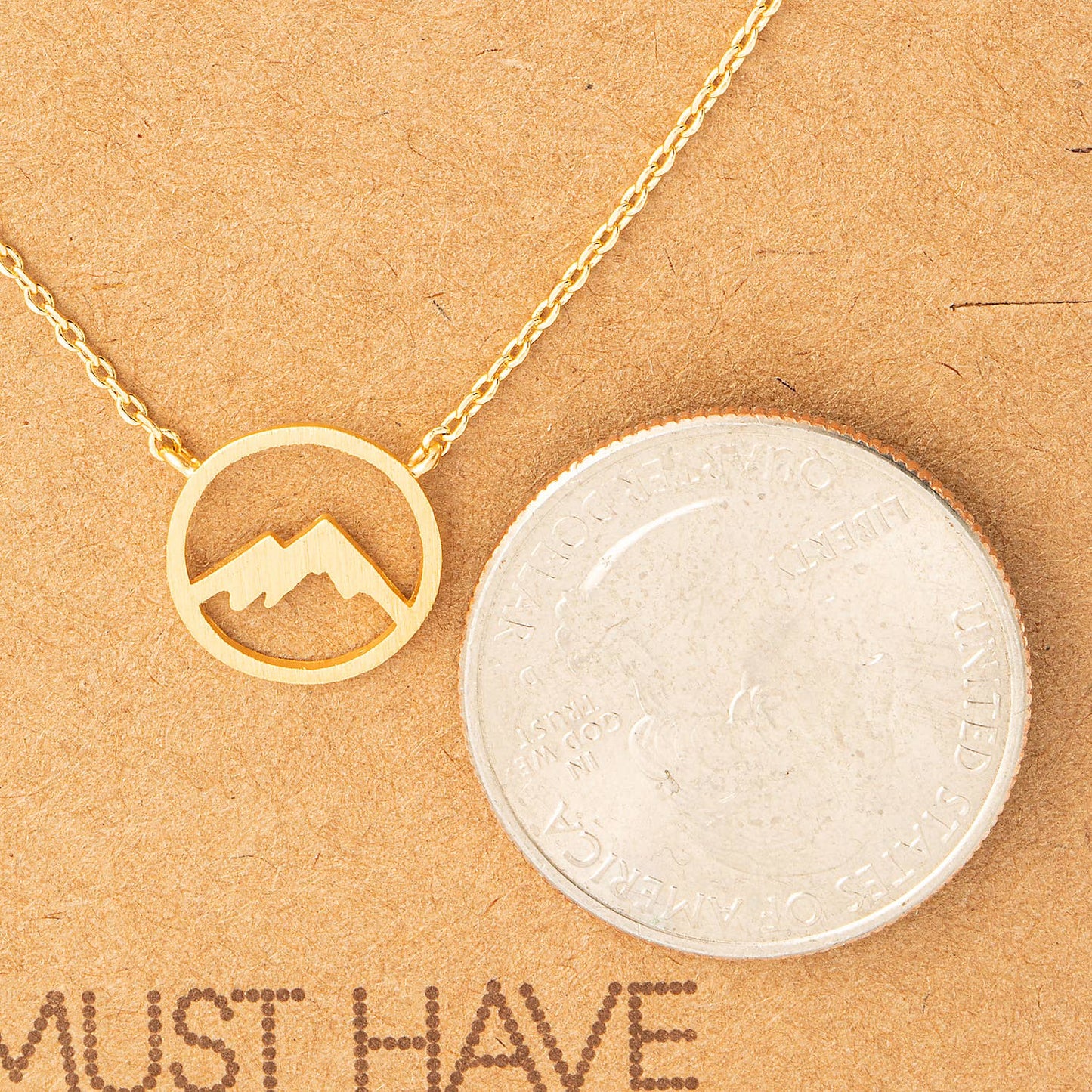 Mountain Range Pendant Necklace