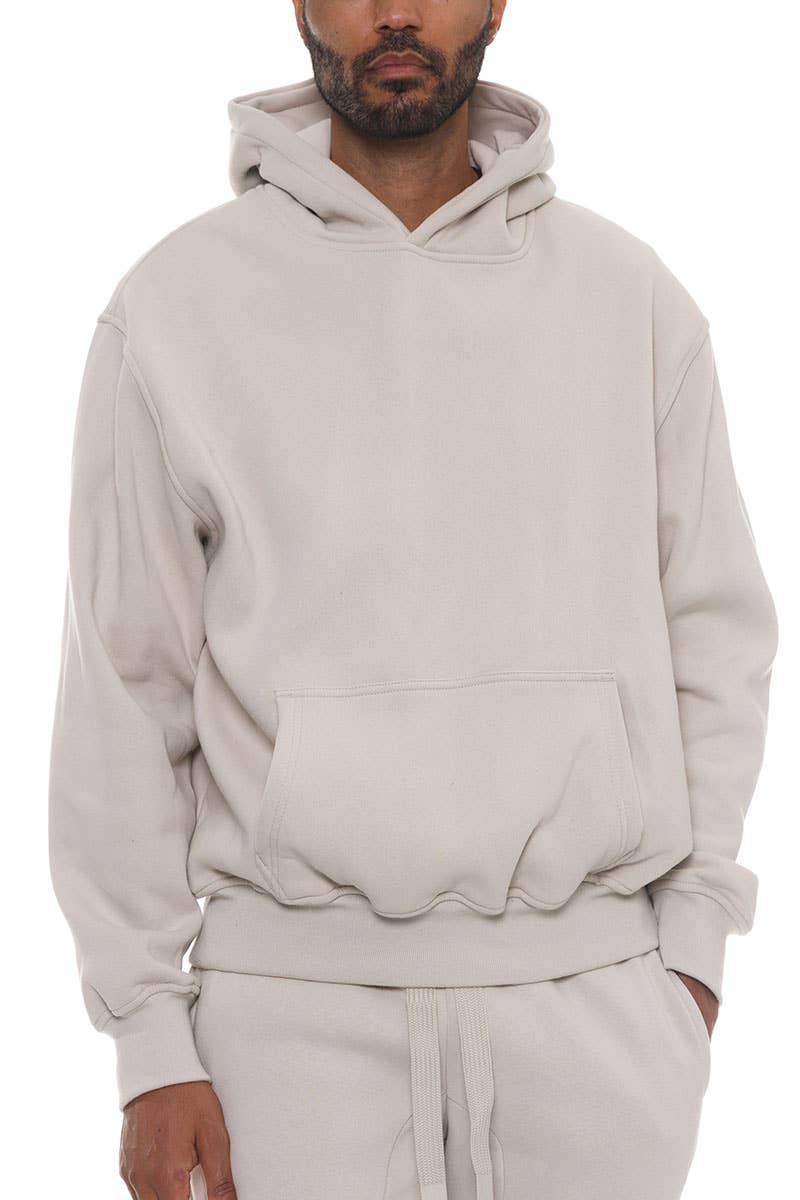 Premium Cotton Blend Solid Hoodie Sweater