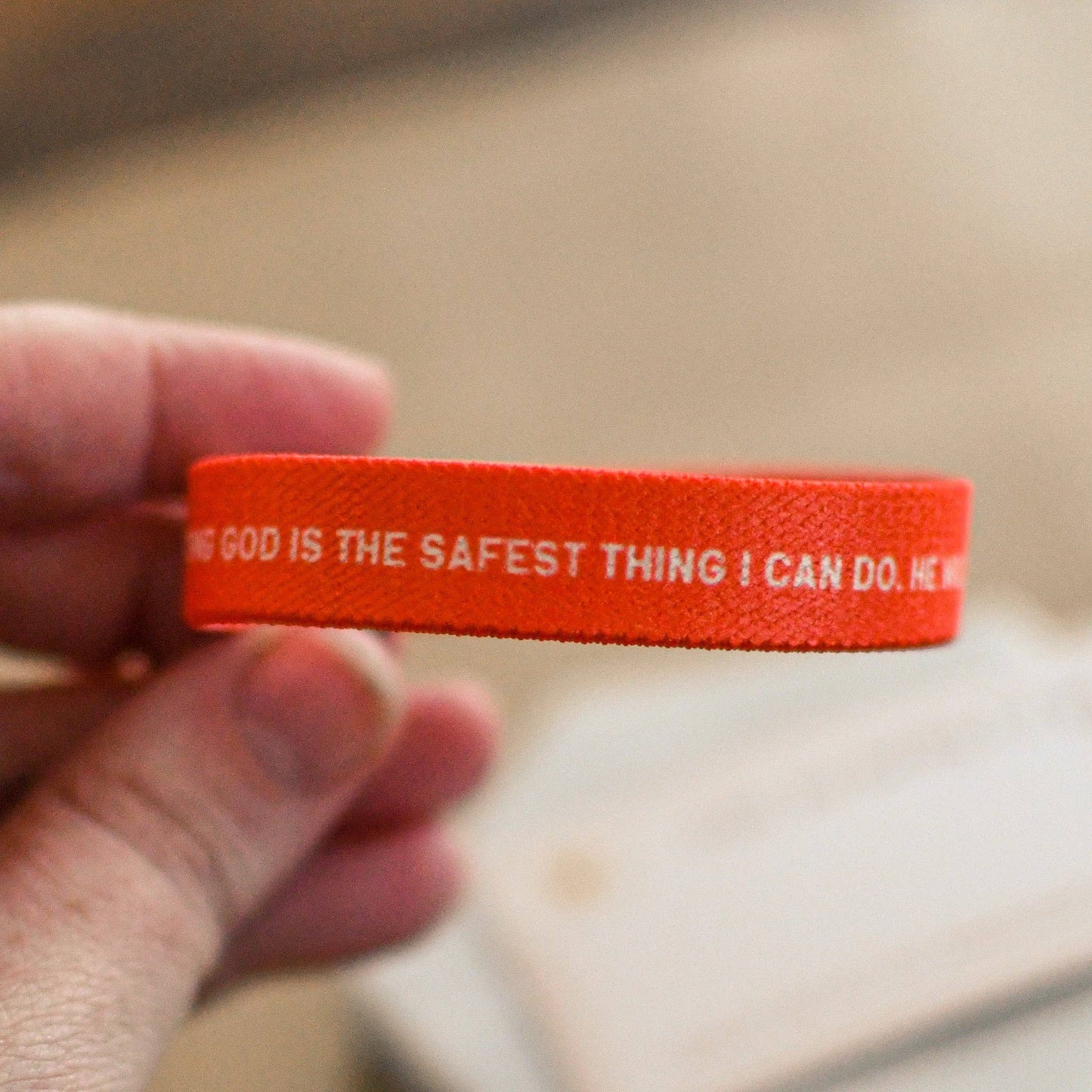 Trusting Is Safe Elastic Wristband