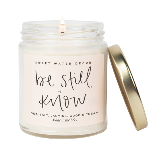 Be Still and Know 9 oz Soy Candle