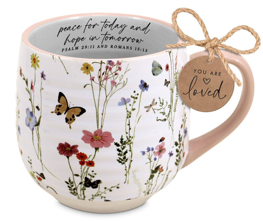LCP Coffee Mug Blooming Joy Peace For Today