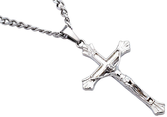 Men's S.Steel Crucifix Cross Pendant