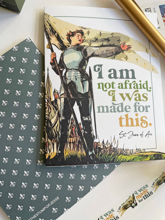St. Joan of Arc Greeting Card