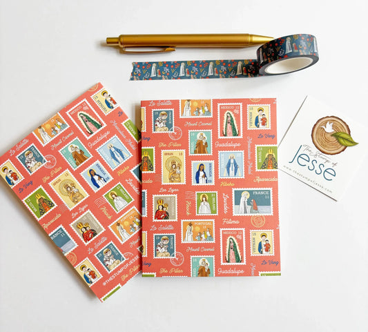 Ave Maria Post Red Greeting Card I Catholic Gift & Card