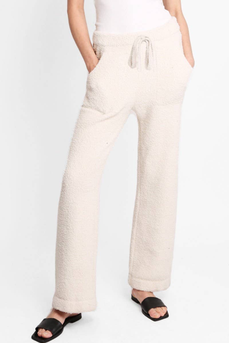 Winter Solid Color Luxury Soft Lounge Pants