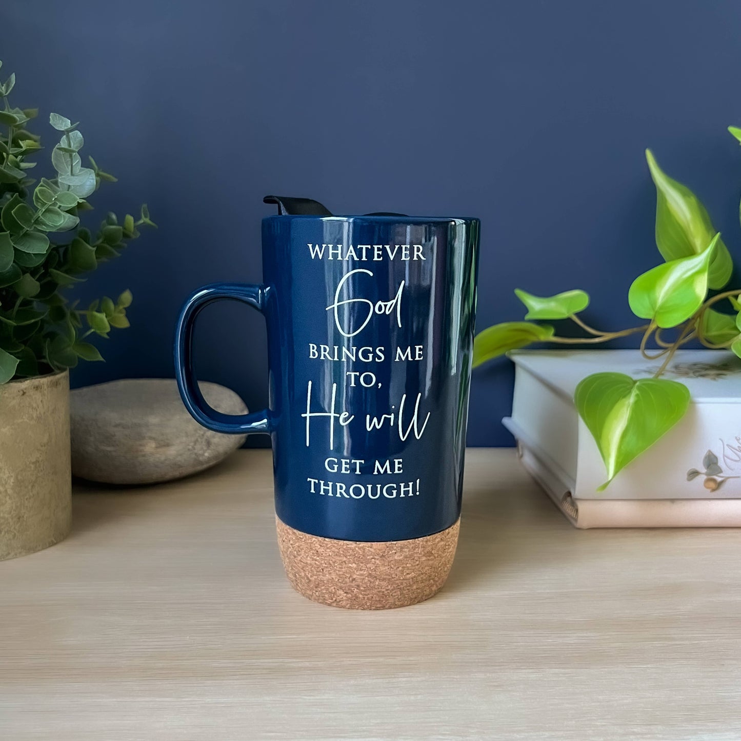 Ceramic Cork Bottom Travel Mugs