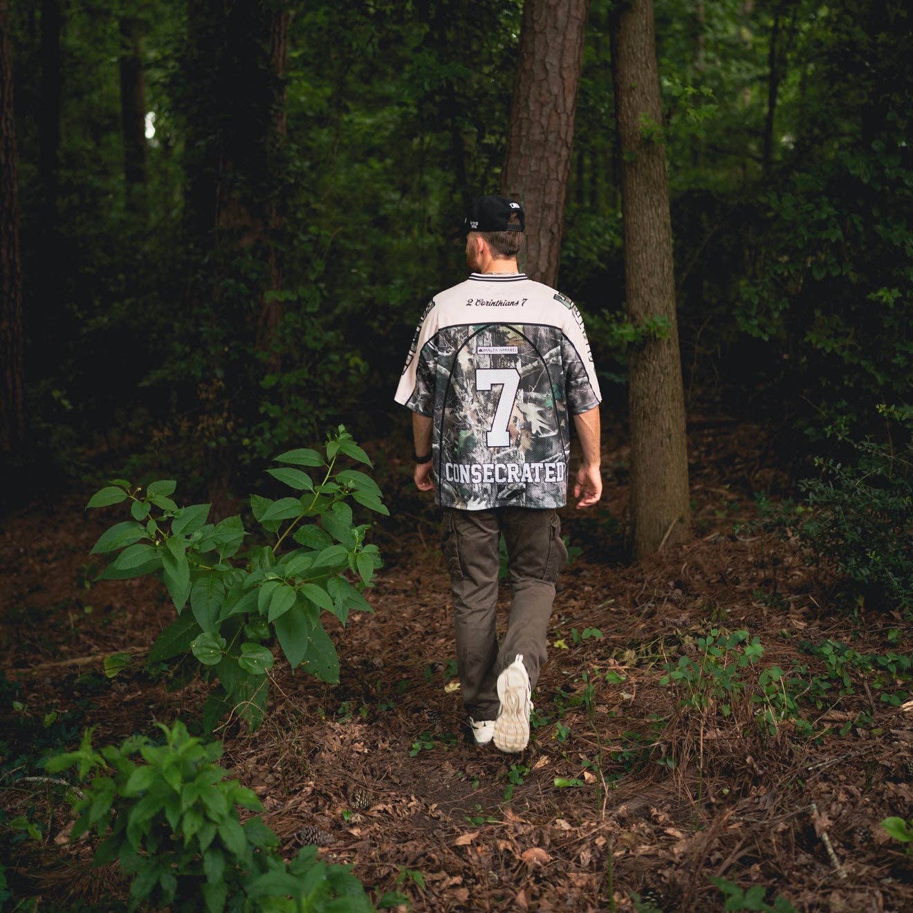 CONSECRATED Jersey - Cream/Woodland Camo (Oversized Fit)