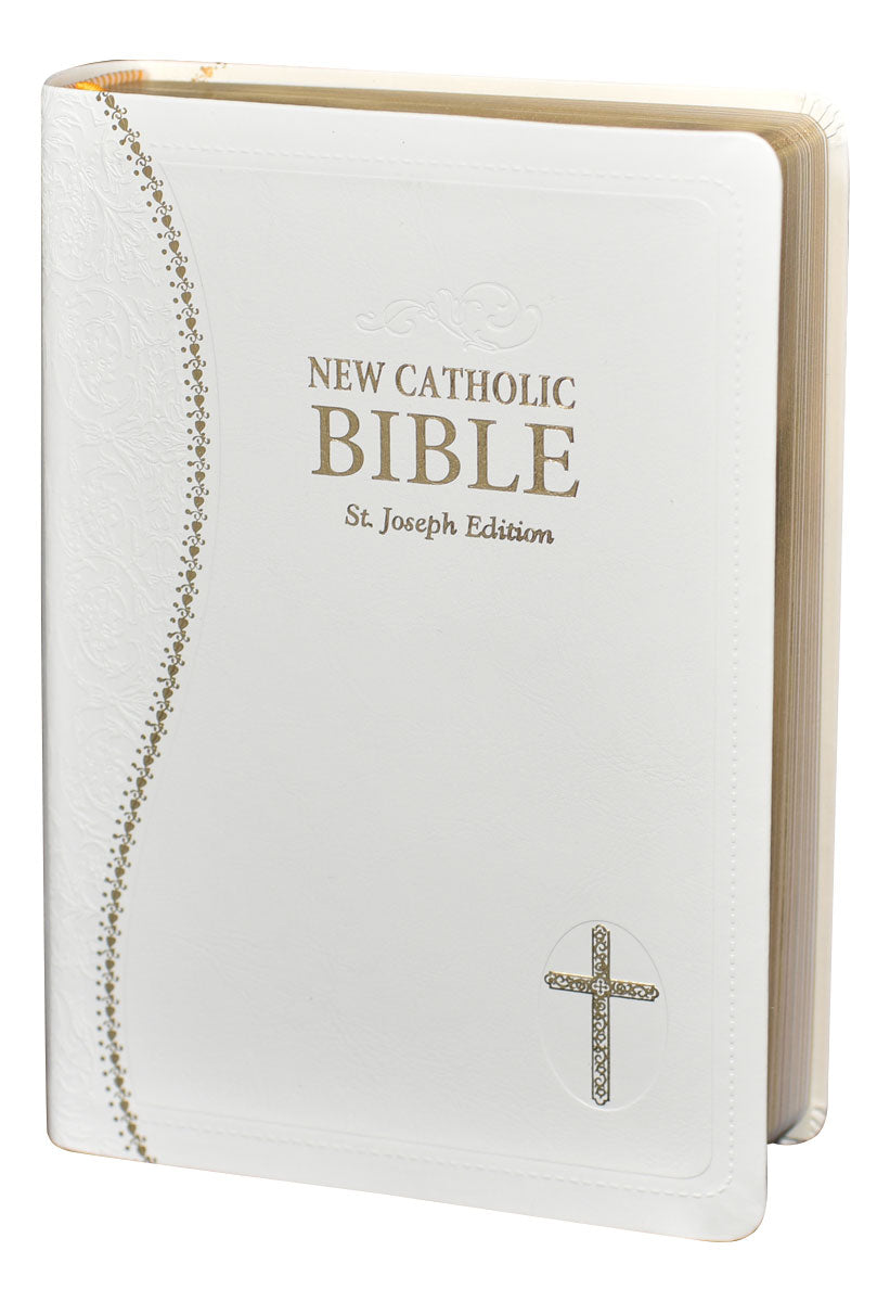 New Catholic Bible St Joseph Edition (White) – St. George